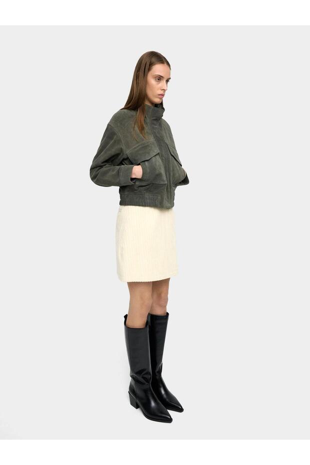 Topuklu Deri Çizme - 1