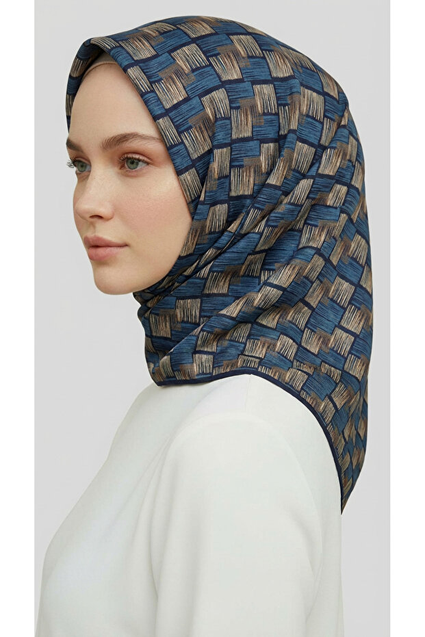 وشاح من الرايون بنمط الفسيفساء - 2