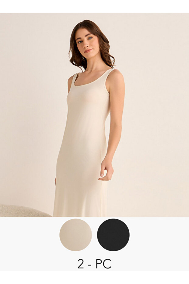 Set of 2 - Slip Dress Sleeveless