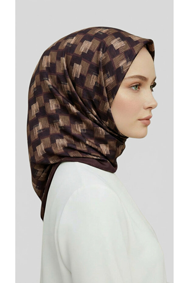 وشاح من الرايون بنمط الفسيفساء - 2