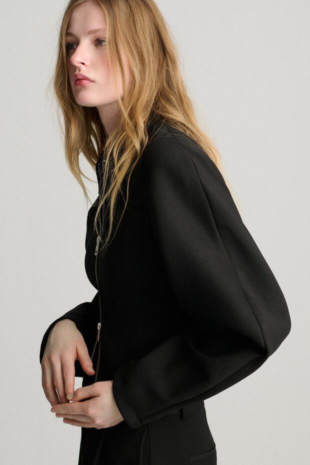 Kalp detaylı tailored fit ceket - 3