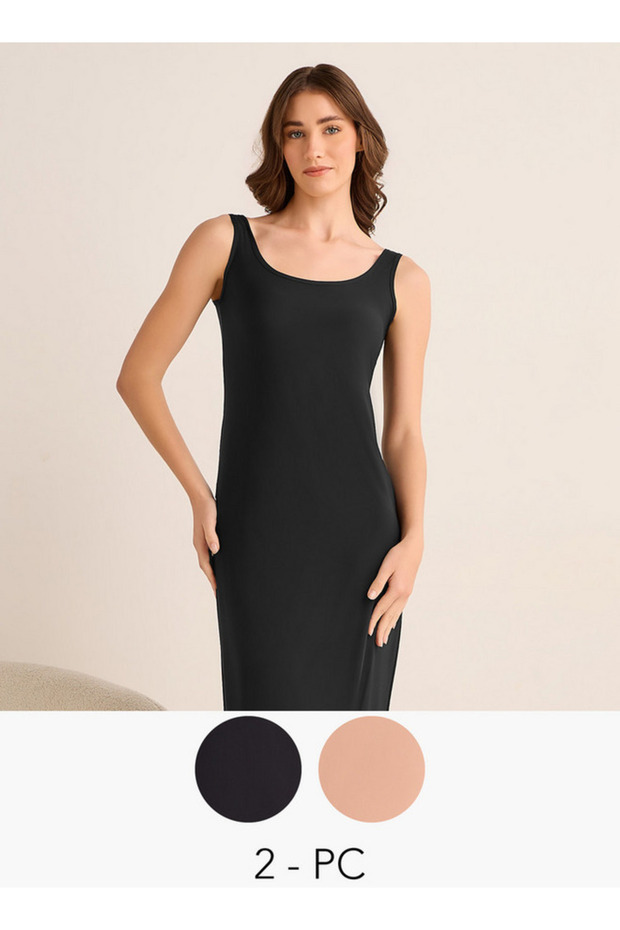 Set of 2 - Slip Dress Sleeveless