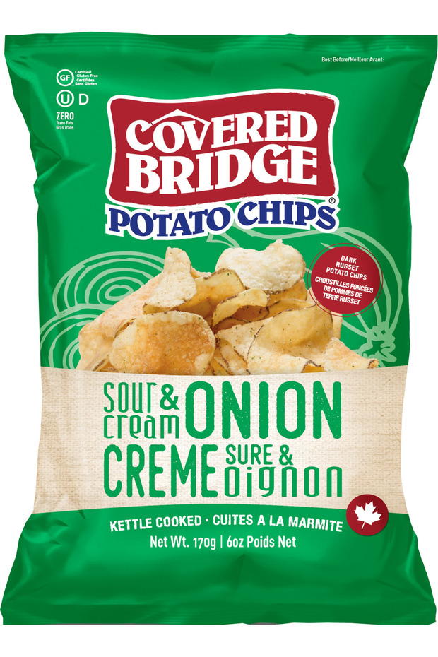 , Sour Cream & Onion Chips 170g