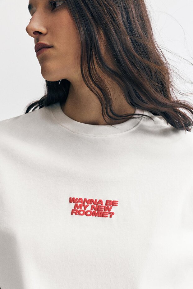 Roommate grafik tişört - 5