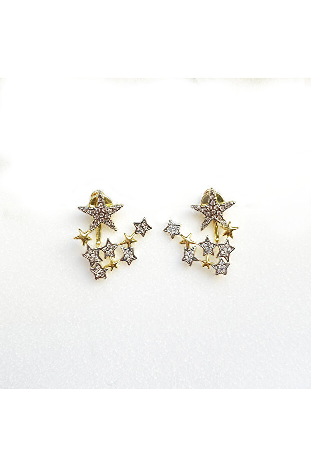 أقراط على شكل نجمة متعددة الجوانب - 2