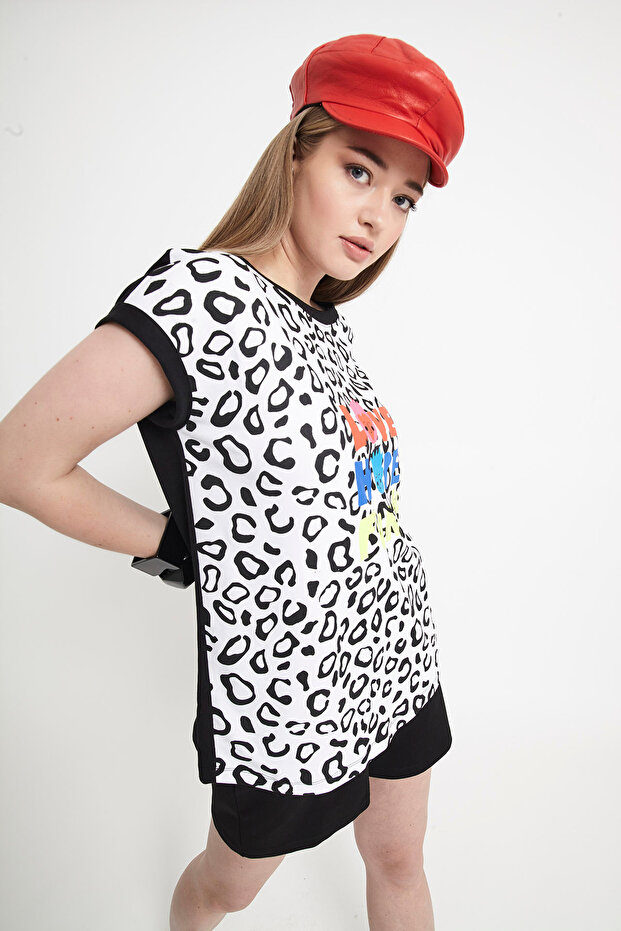 Leopard Pattern T-Shirt - 4