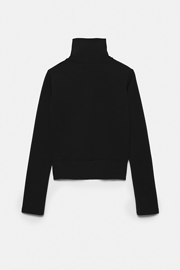 İnterlok fermuarlı hırka - 7