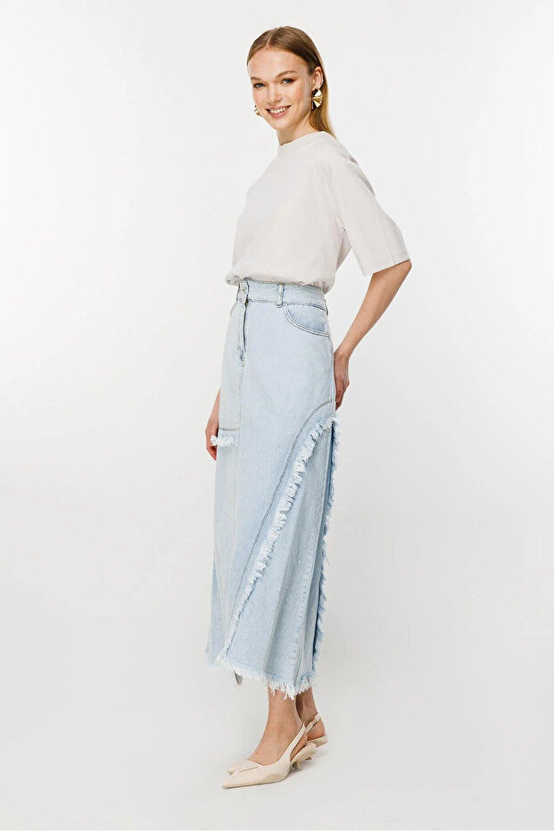 Ghisa Denim Etek - 1