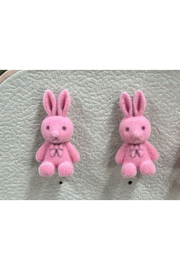 Plush Rabbit Children's Teen Earrings
