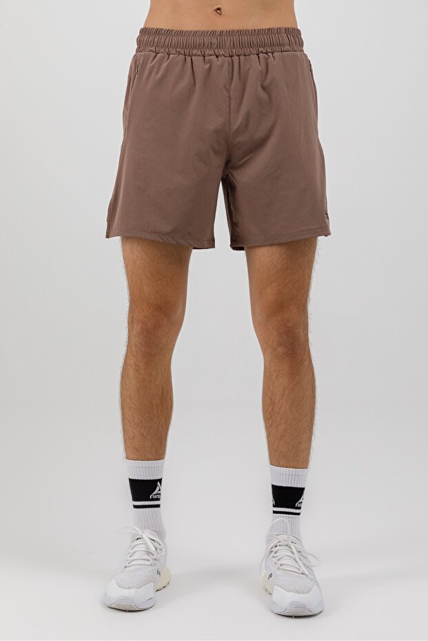 Sportswear Cri-13 Run Sp 18 cm Lined Underwear Supported Runner Men's Shorts Brown