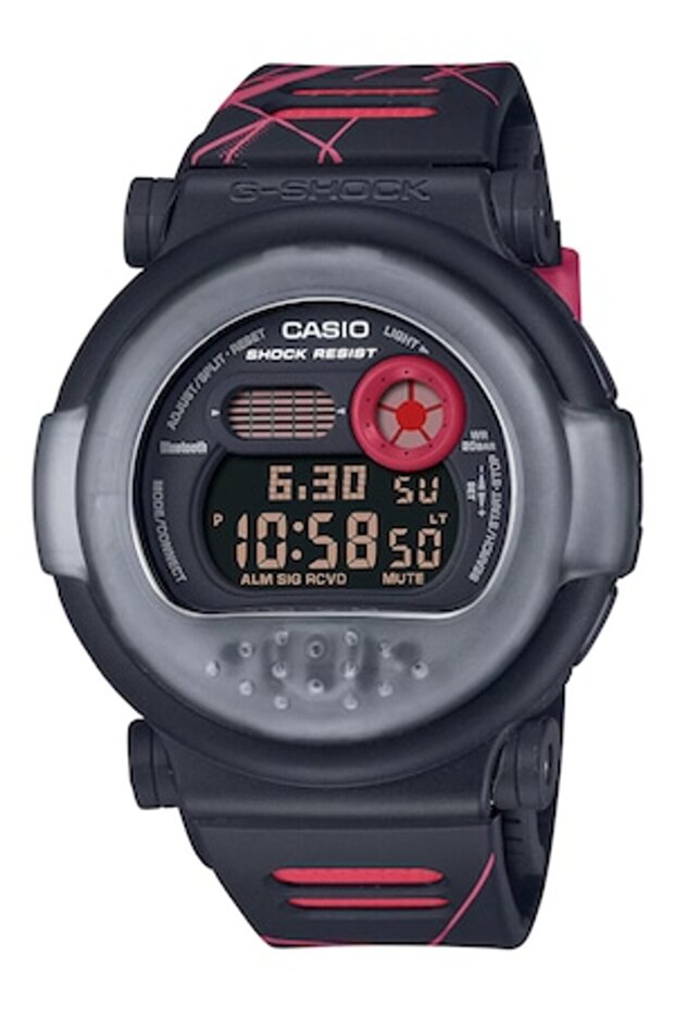 G-Shock Multi-Function Watch, Black, Red - 1