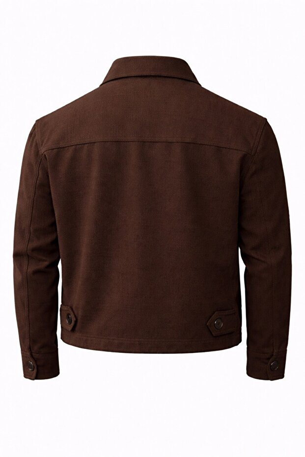 سترة موسمية مبطنة بتفاصيل أزرار أساسية - 4