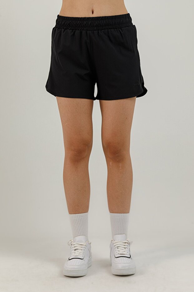Sportswear Sri-17 Run R 16 cm Lined Underwear Supported Runner Women's Shorts Black