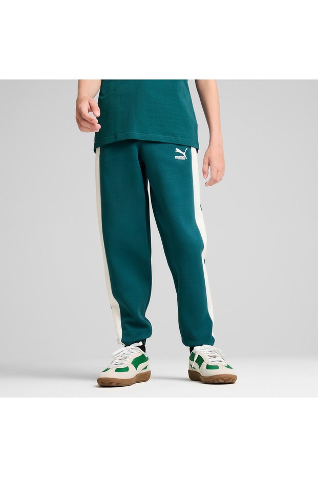 Kids Boys Iconic T7 Track Pants Youth - Green