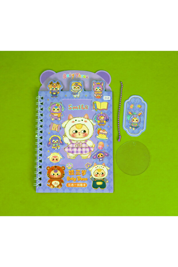 Tatlı Dostlar Sticker Defter - 3