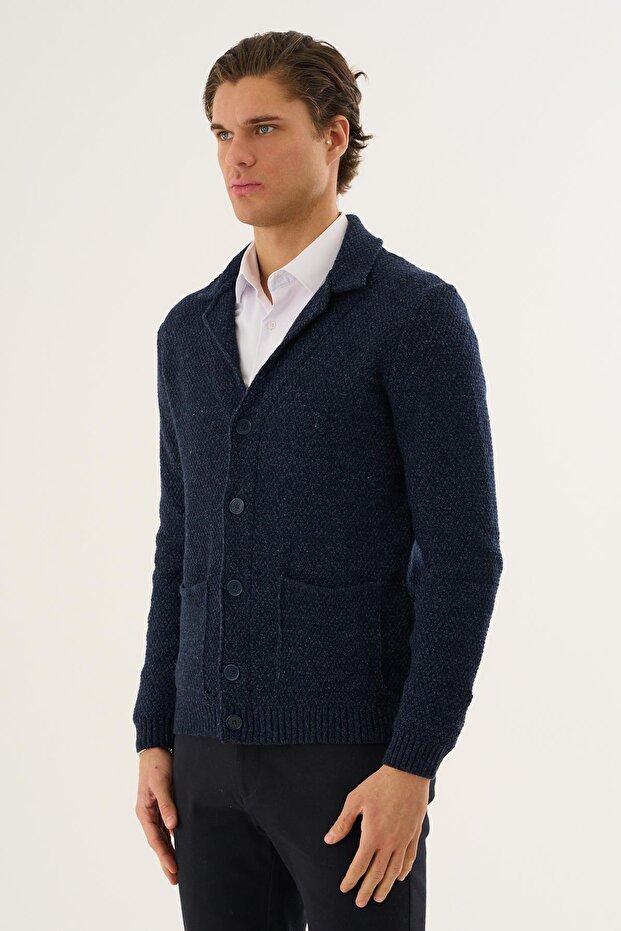 سترة تريكو محبوكة بأزرار - 2