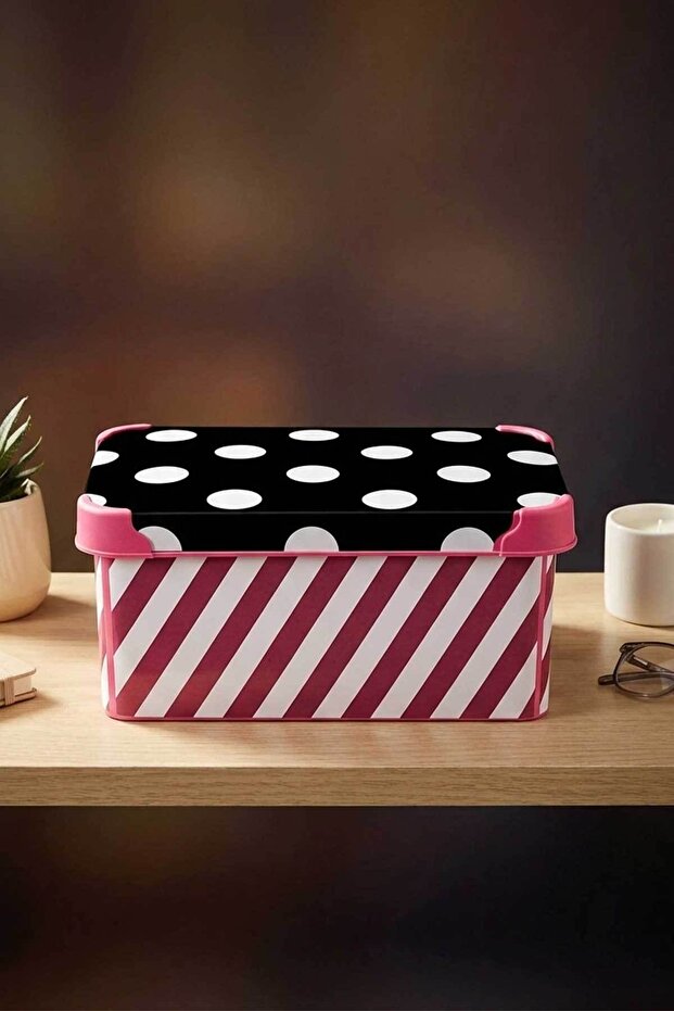 Style Box Pink Dots 5 L Decorative Storage and Gift Box