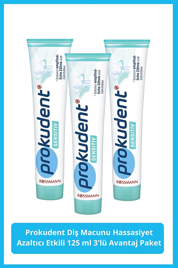 Toothpaste with Sensitivity Reducing Effect 3X125 ml - 1