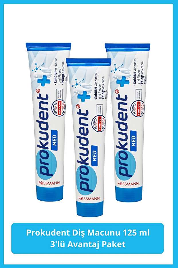 Diş Macunu 3x125 ml - 1