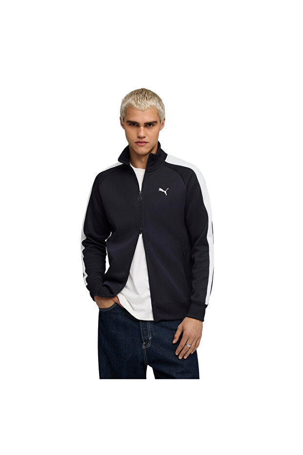 T7 Always on Track Men's Navy Blue Casual Style Jacket 62958716