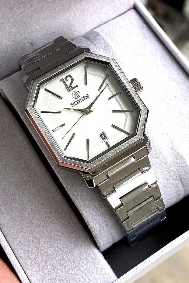Orinal Men's Wristwatch with 2 Years Warranty, 3 Atm Water Resistance, Steel Strap, Bracelet, Gift