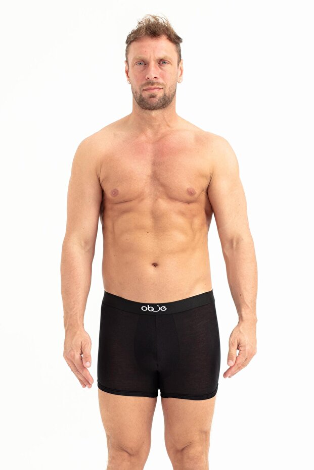 Men's Black Micro Modal Boxer