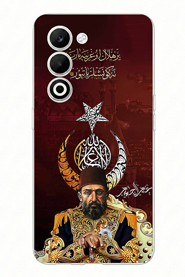 Oppo A5 4g Compatible Abdülhamid Khan Printed Silicone Case - 1