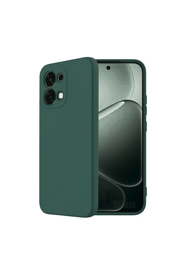 Oppo A6 Pro Compatible Silicone Case - Pastel Color Tone Flexible Cover with Camera Protection - Green