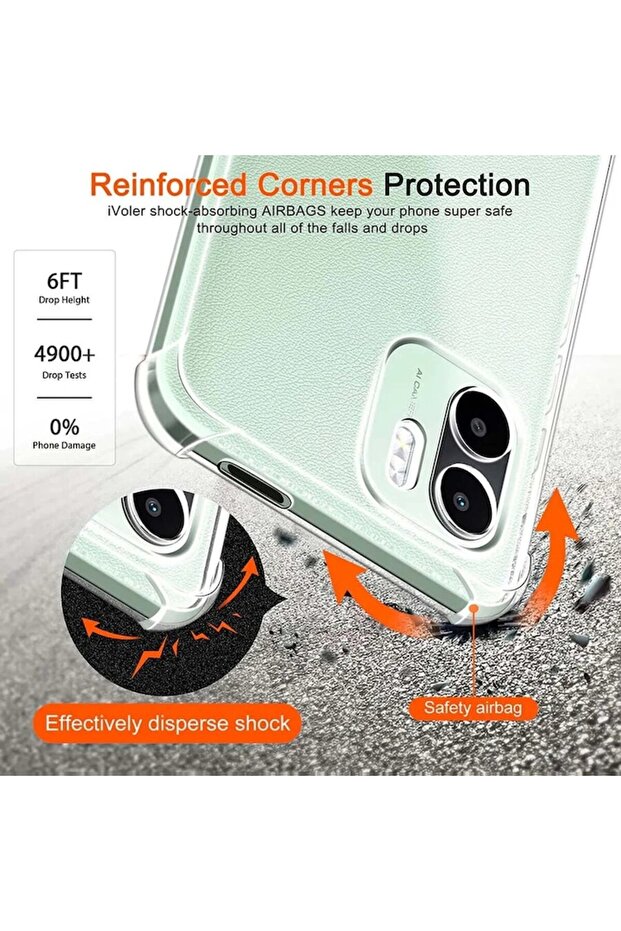Mat-Tech Protective Case Compatible with Xiaomi Redmi A1+/A2+ - 2