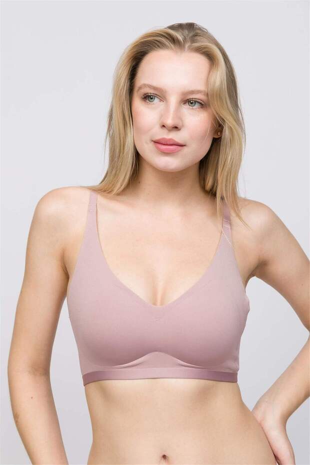Women's Powder Laser Cut Gathering Bra