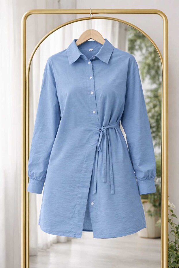 Yandan Bağlamalı Tunik - 2