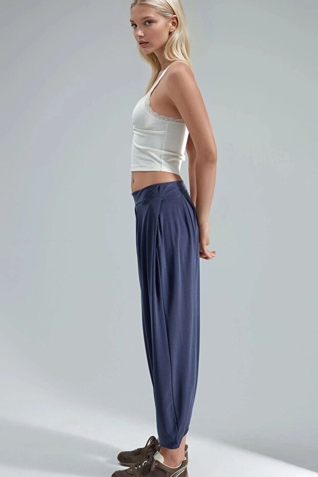 BUSEM Pileli Şalvar Pantolon - 6