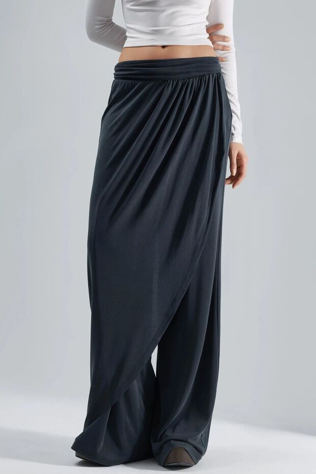 BUSEM Geniş Paçalı Salvar Pantolon - 1