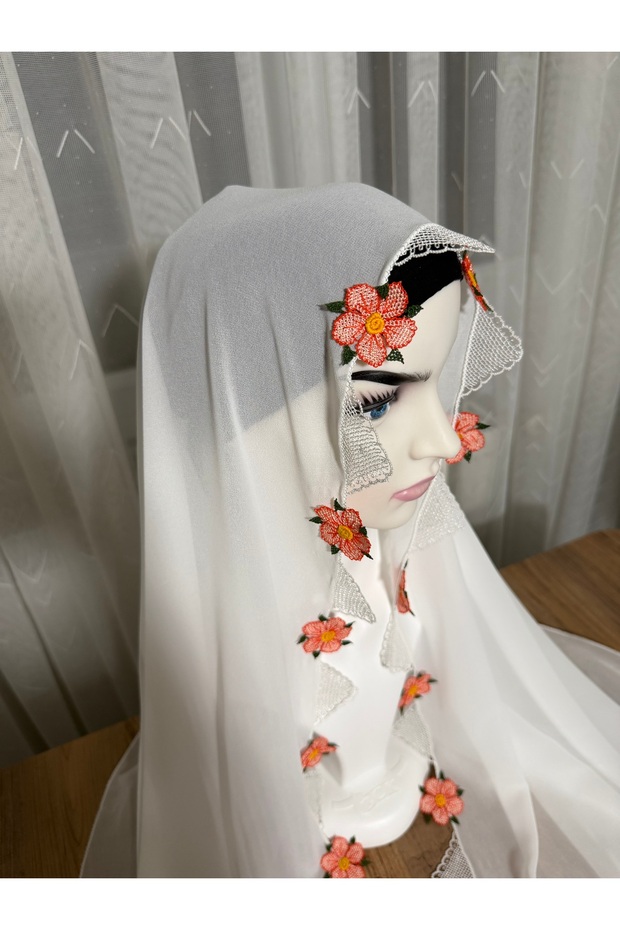 حجاب صلاة مطرز بإبرة - 2