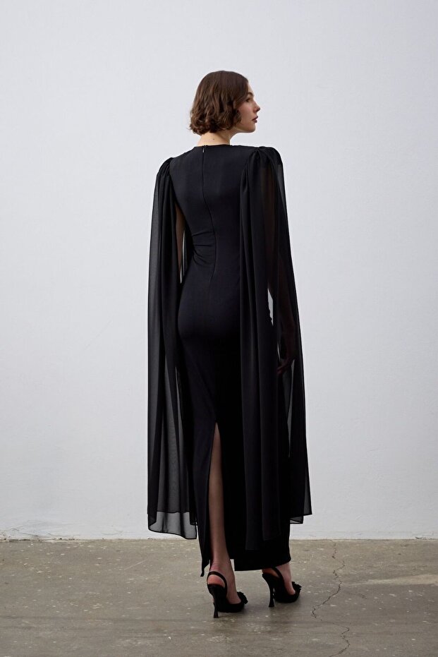 Nera Maxi Elbise - 4