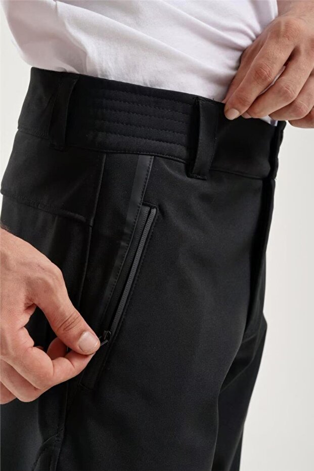 بنطال تزلج سوفتشيل أسود للرجال2313005 - 5