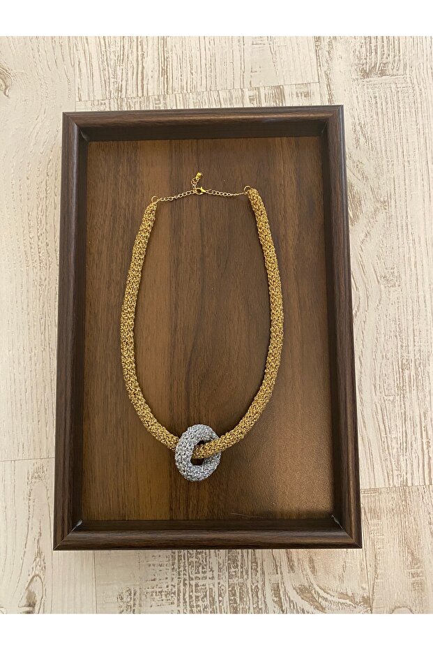 Gold Halat Model Kolye - 2