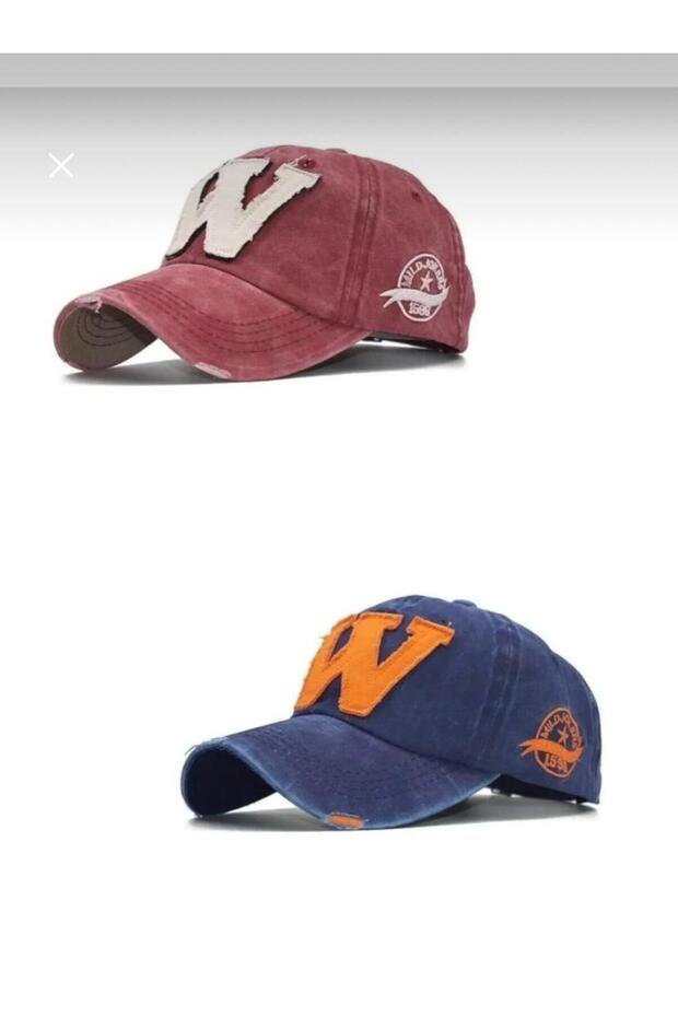 Unisex Baseball Vintage Vintage W Hat Set of 2