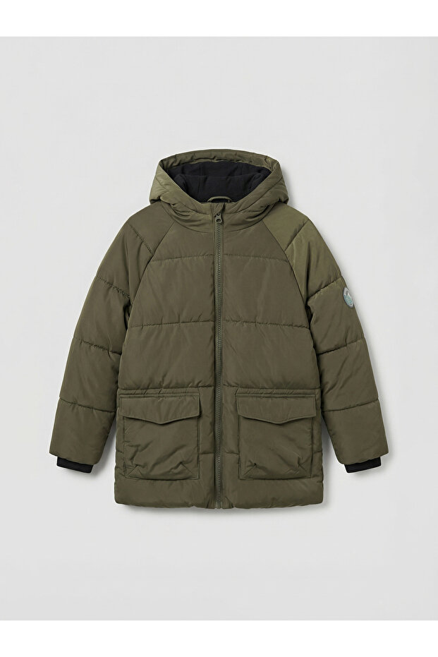 Ozmarka New Season Hooded Boys' Puffer Jacket