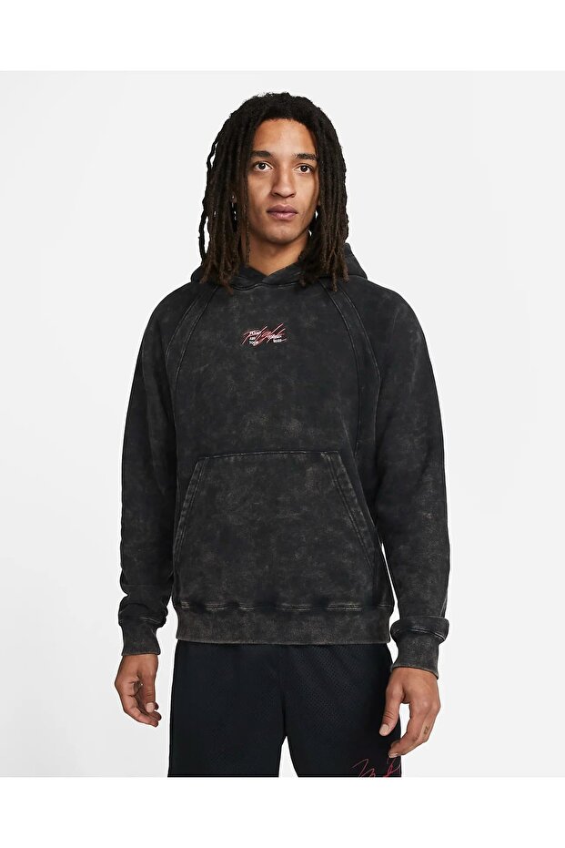 Jordan Flight Heritage Pullover Sırt Baskılı Kapüşonlu Sweatshirt - 3