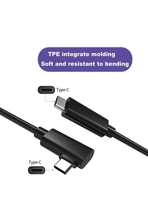 كابل بث من نوع Type-C من MAKINGTEC لنظارات الواقع الافتراضي Quest 2 و Oculus Link، بيانات عالية السرعة - 3