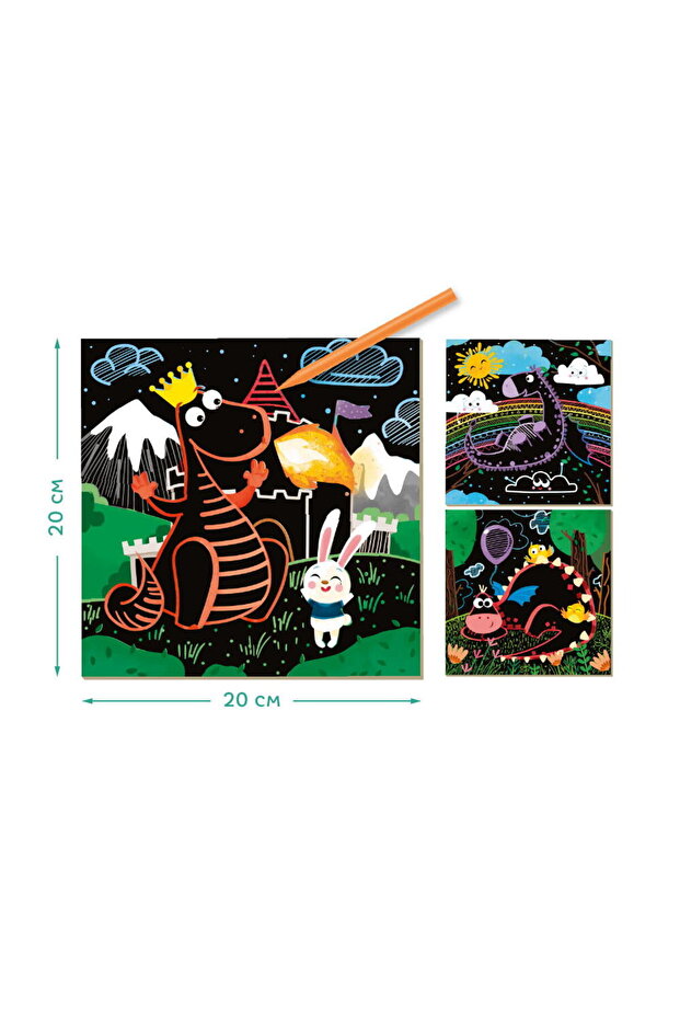 Creative Scraping Set - Dragons - 3