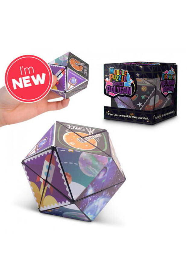 Puzzle 3D poligon - Spatiul - 2