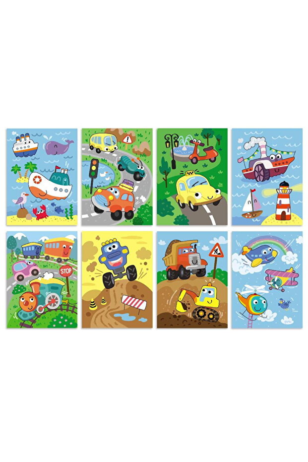 Water coloring set - Vehicles - 5