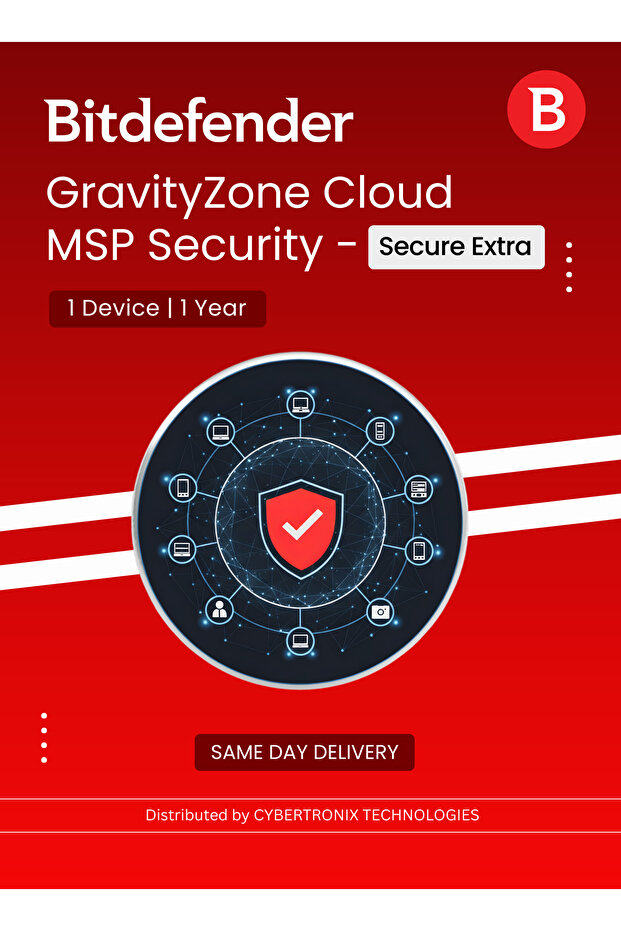 GravityZone Cloud MSP Security - Secure Extra 1 Device|Digital Lic| SAME DAY DELIVERY