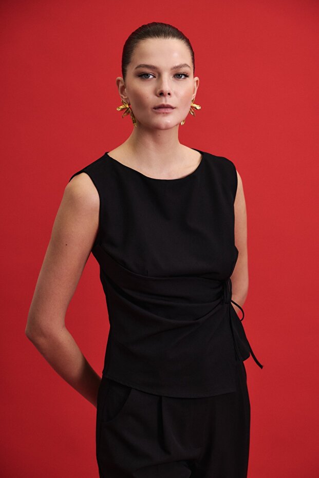 Lena Bluz - Siyah - 3