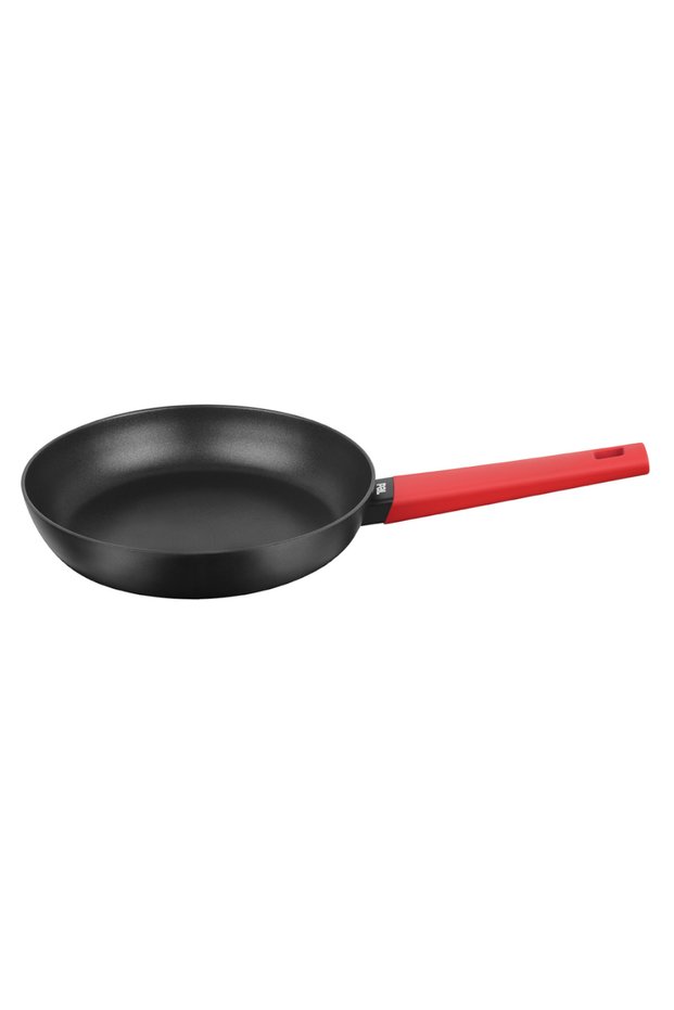 RED NONSTICK PAN 28CM
