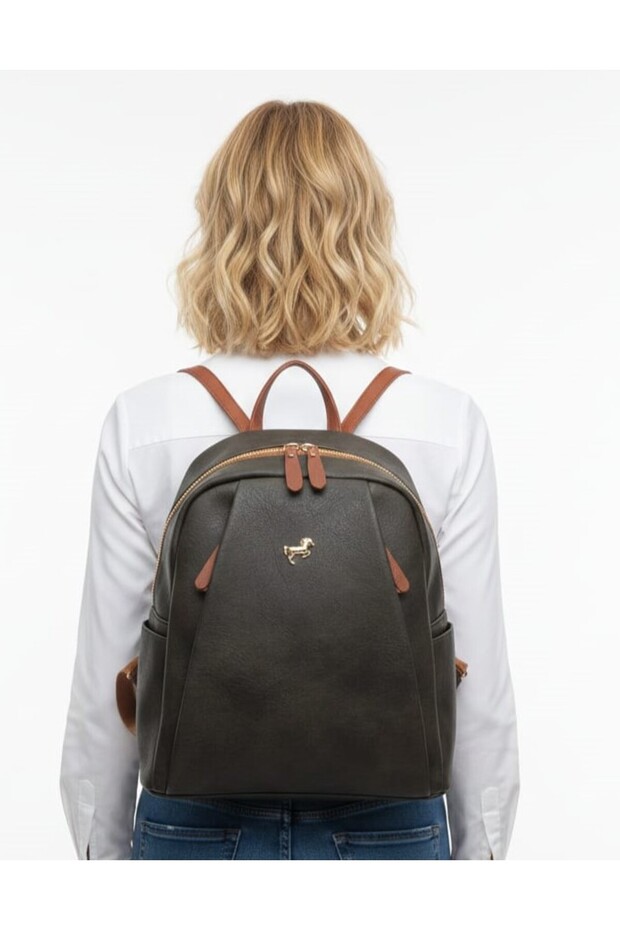 Miami Polo Club Leather Look Women's Backpack