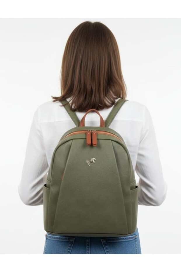 Miami Polo Club Leather Look Women's Backpack