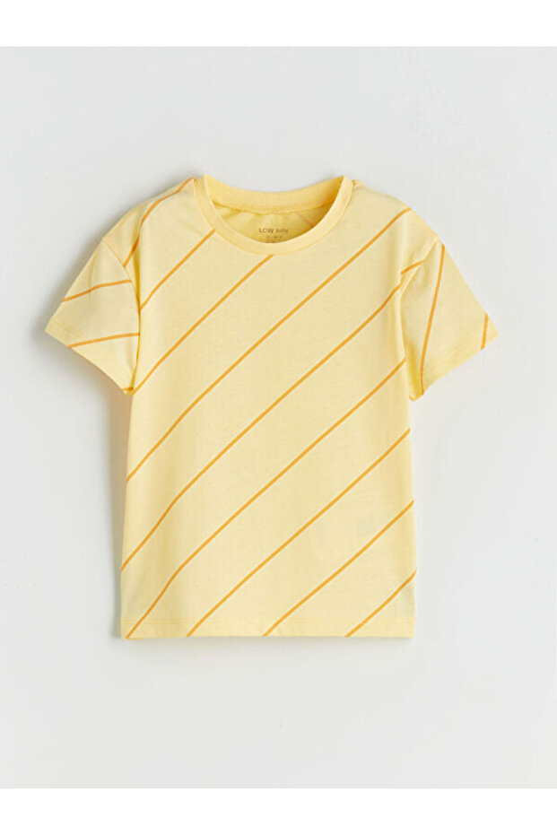 Timeless Clothing & Timeless Choices Zero Roba Collar Striped Baby Boy T-Shirt